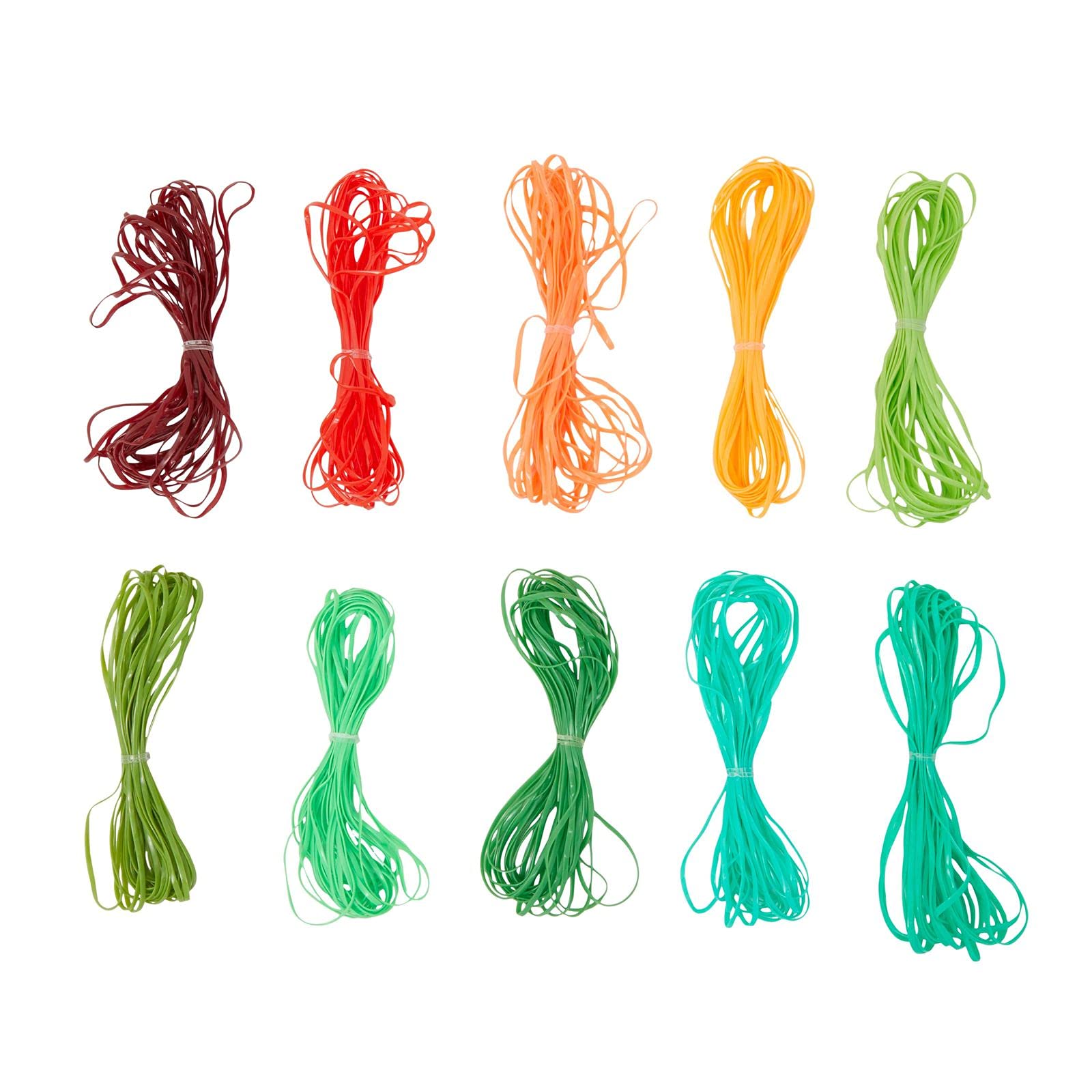 Bright Creations 30 Colors of Gimp Plastic Lace Lanyard Cord for Friendship Bracelets, with Keychain Rings, Snap Hooks, Lobster Clasps (90 Pieces) - Image 9