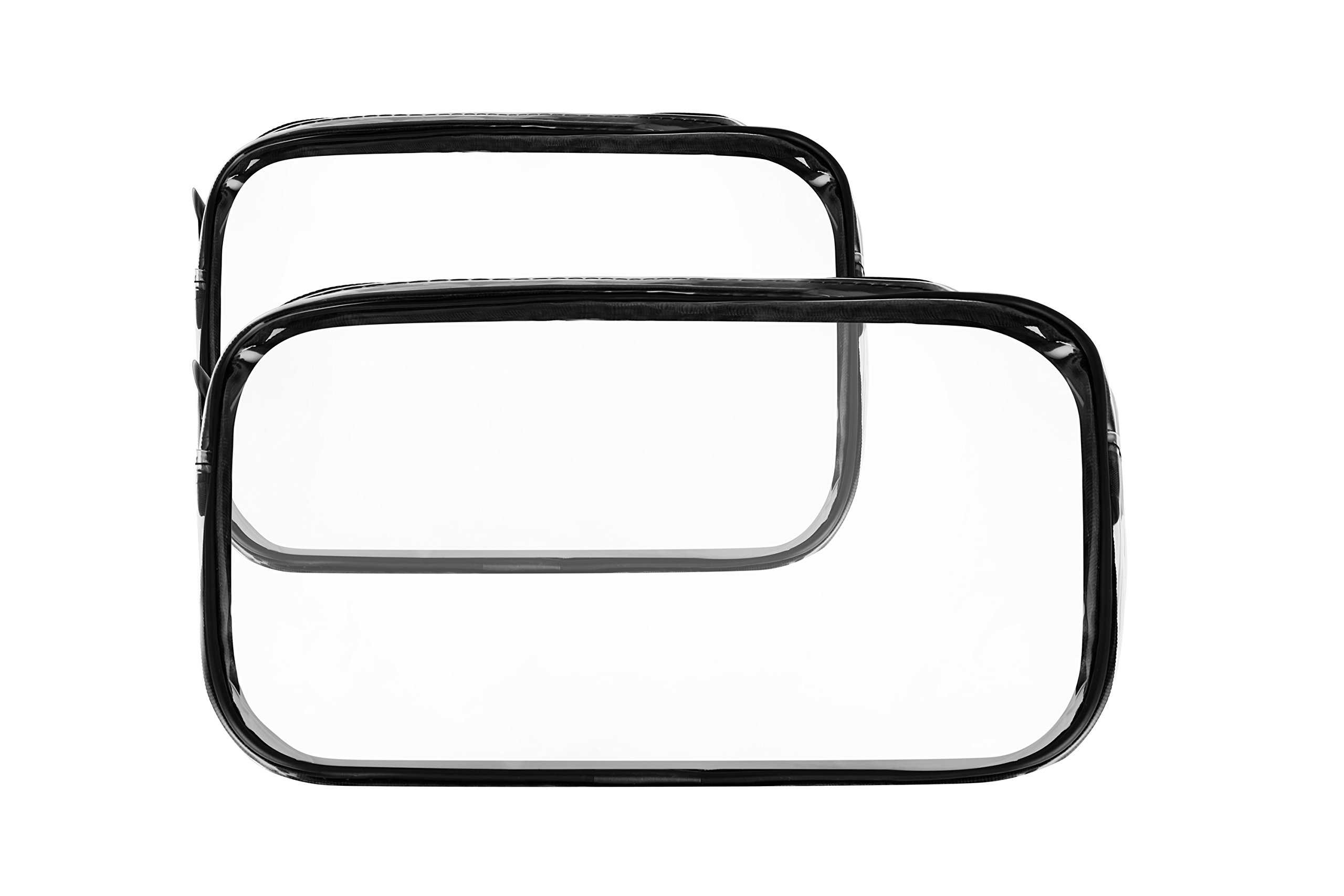 2er Set Kulturbeutel für Handgepäck im Flugzeug Je Liter