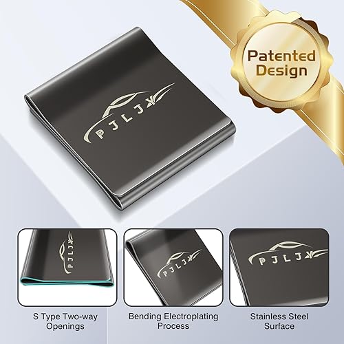 Miniatura 5 de Clips para cinturón de seguridad, aberturas bidireccionales, cómodo, 2 unidades, ajustador de cinturón de seguridad, protector universal de cuello