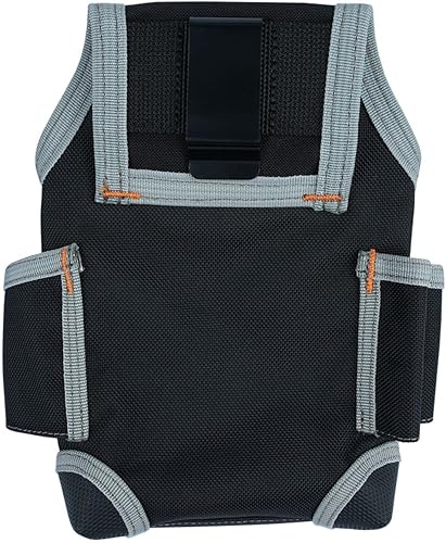 Vista 3 de Zeluga 20-248 Múltiples bolsillos de alta resistencia para técnico y electricista bolsa de herramientas de cintura, color negro