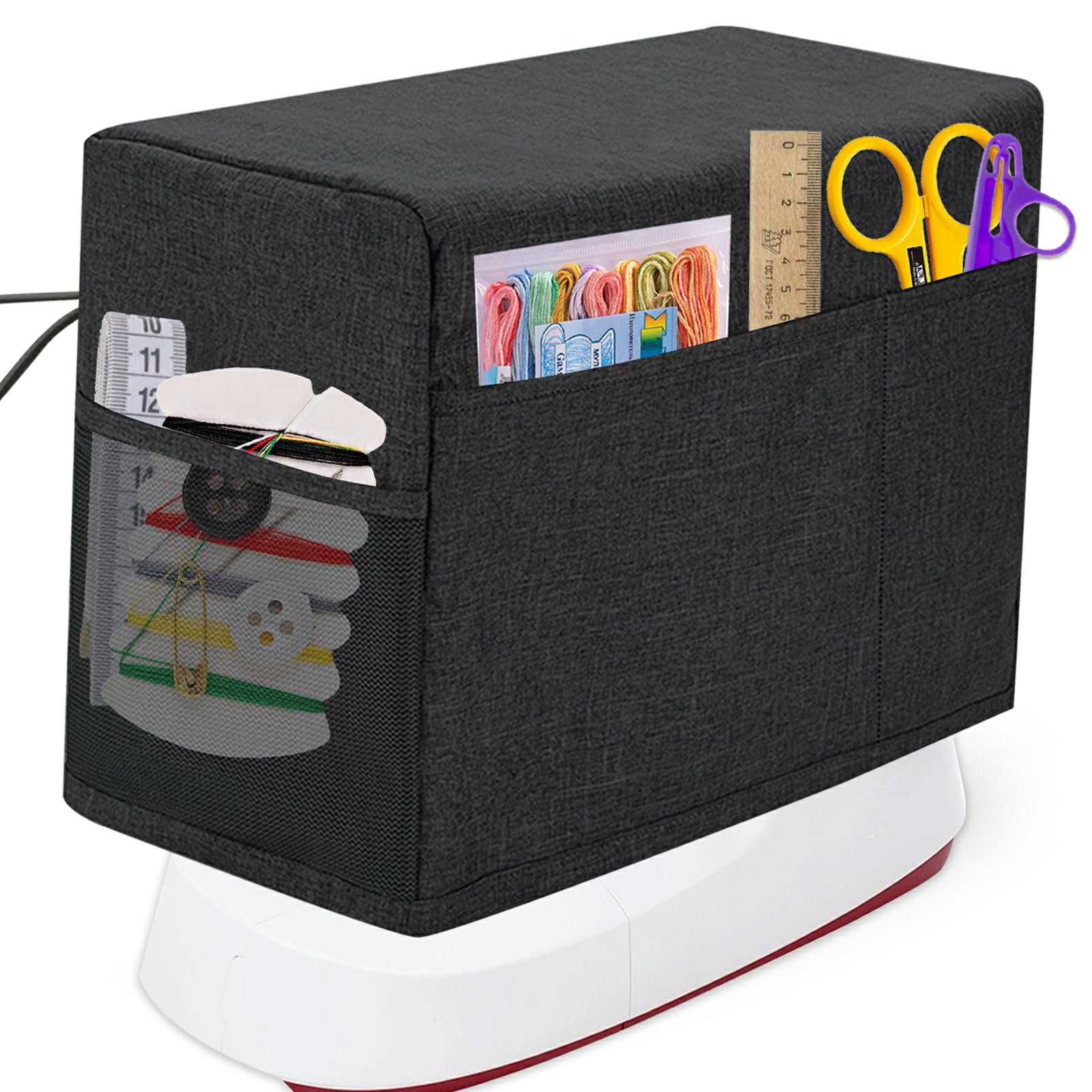 Housse de protection pour machine à coudre universelle avec poignées