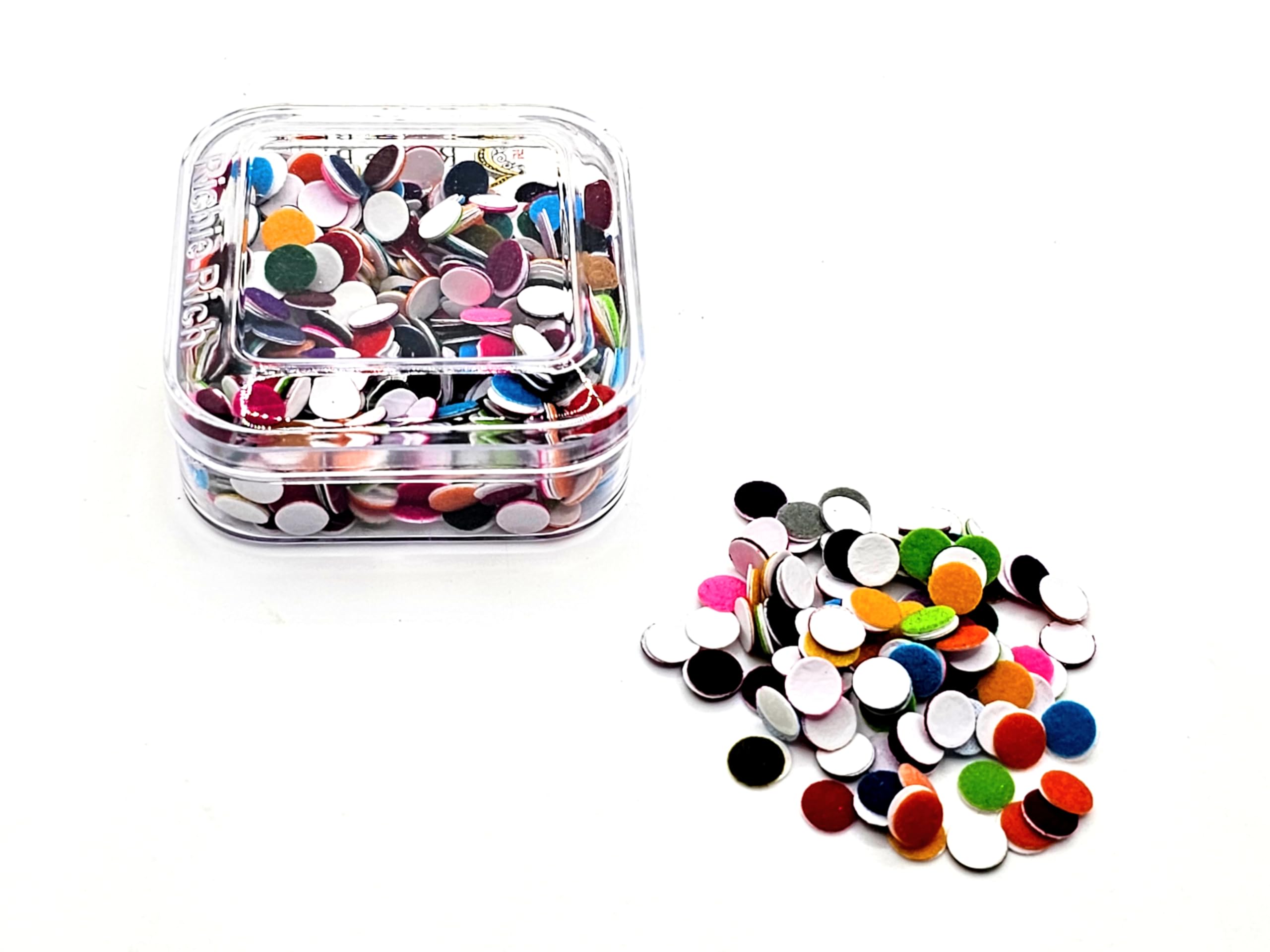 GNR Multicolor Bindi Daily Use Simple Forehead Bindi For Women - Pack of 4 Boxes (Size : 4.5 mm Each)-image-39