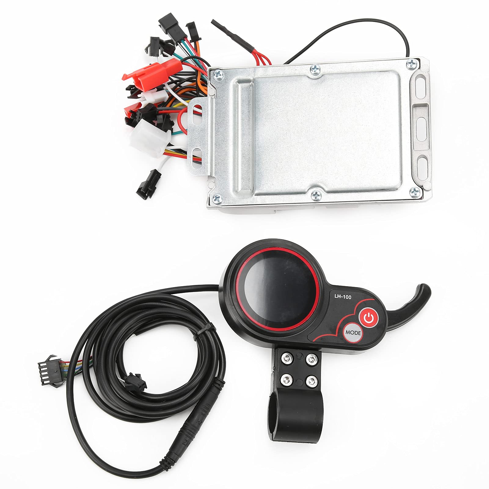 Elektryczny sterownik bezszczotkowy silnik rowerowy 34V 48V 500 W Fala Sinusoły LCD Wyświetlacz sterujący z przełącznikiem aluminium trwałym dla E dla E rower 14 cm 8,5 cm 4 cm