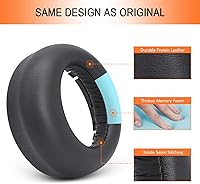 Vista 10 de GVOEARS - Almohadillas de repuesto para auriculares inalámbricos Sony PlayStation 5 PS5 Pulse 3D (tela de malla transpirable)