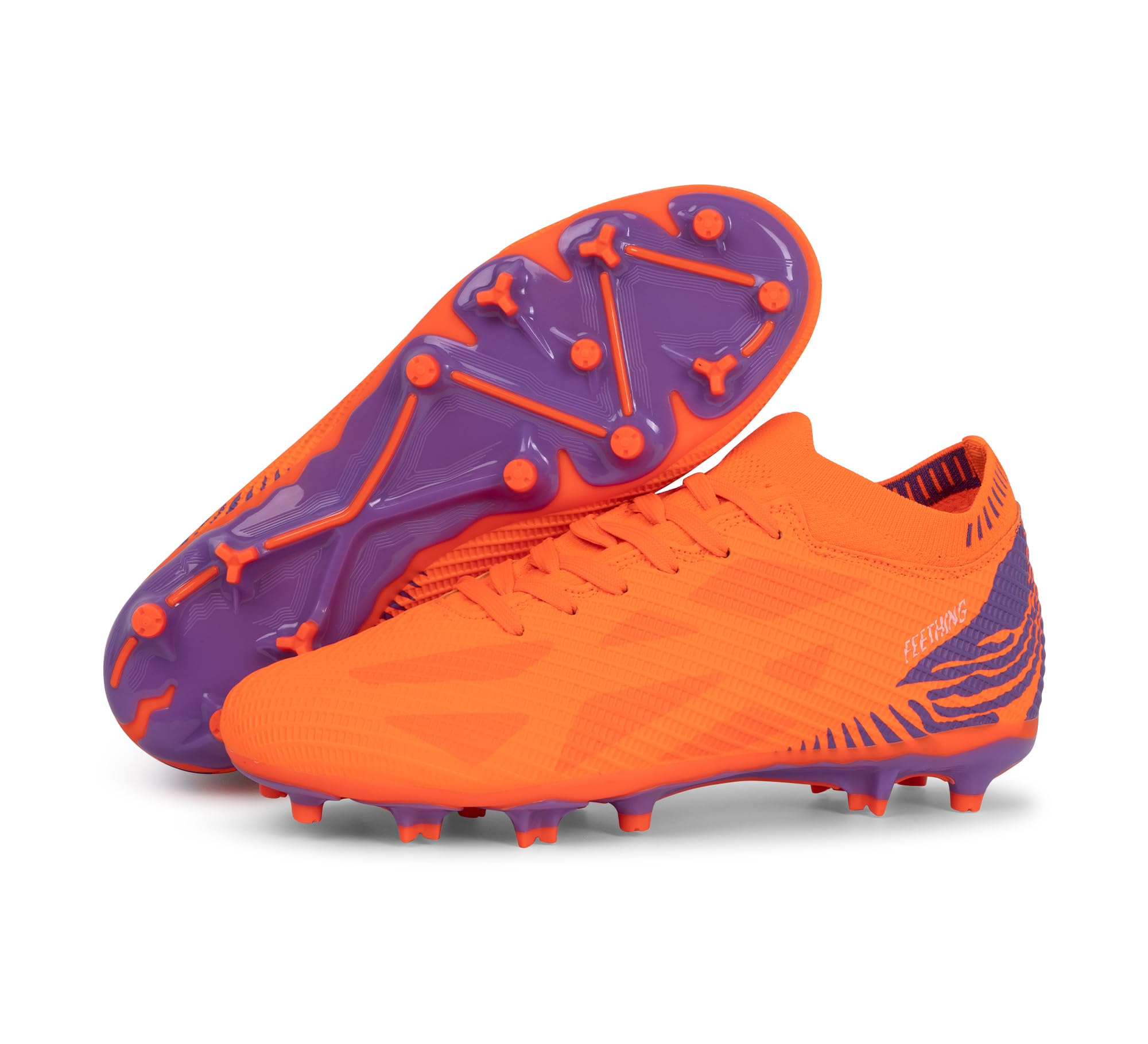 Womens Soccer Cleats Firm Ground Outdoor Athletic Football Boots Lightweight Soccer Shoes for Youth Girls — view 15