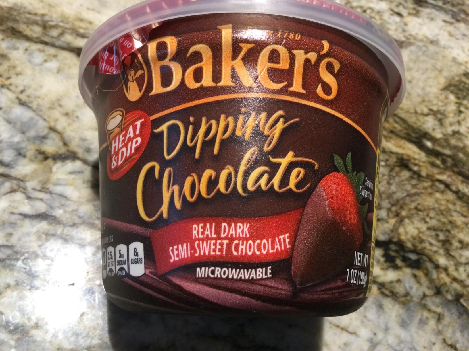 Baker's, Dipping Chocolate, Real Milk Chocolate, 7Ounce