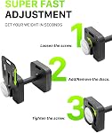 Eisenlink Adjustable Dumbbell, 10-50/80lb, Single Dumbbell, 5lb Increments, Quick-Lock Square Weight set for Home Gym Fitness (50/80LB×1)