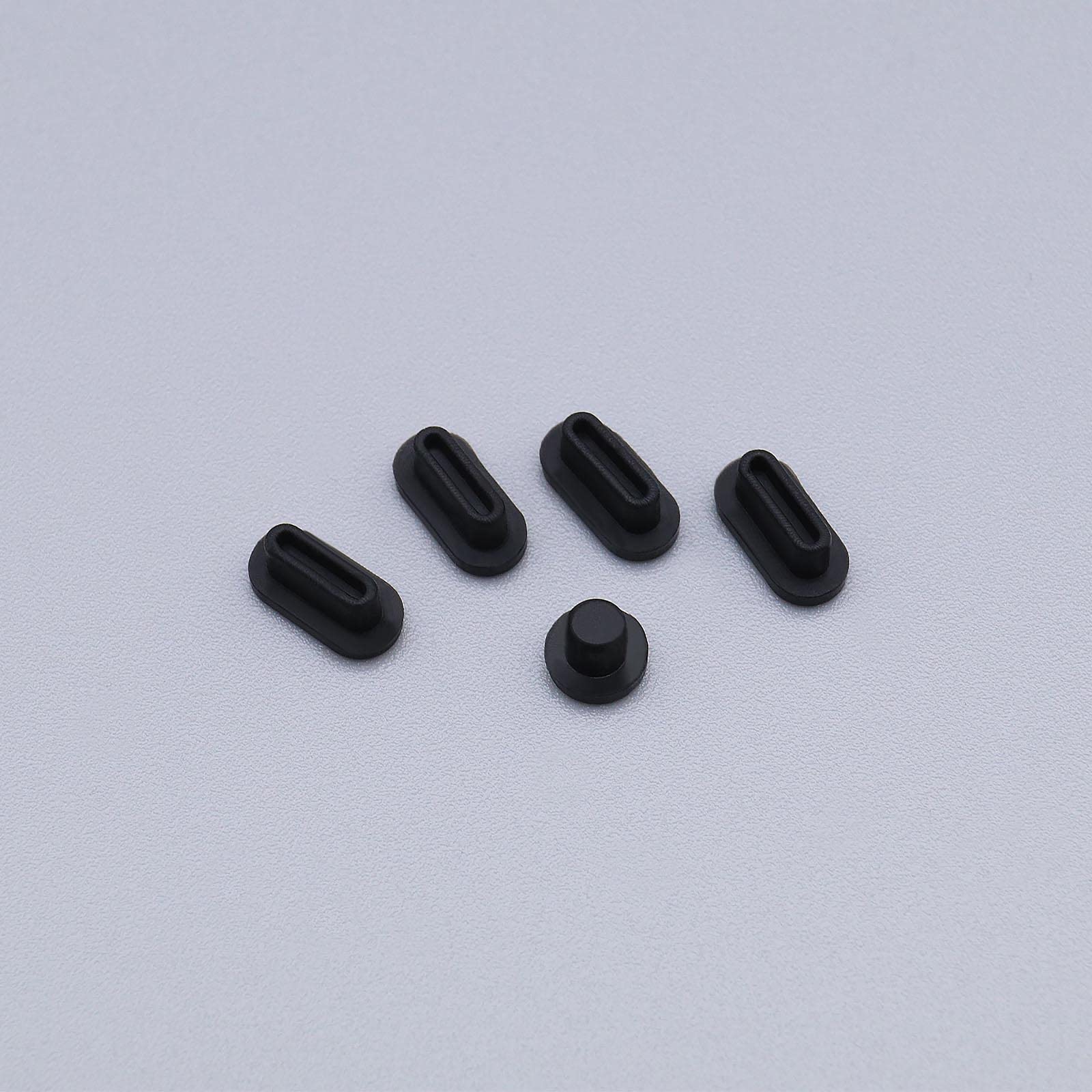 Lot de 5 bouchons anti-poussière compatibles MacBook Air 13" A2179, Pro 13" A2289, Pro 15" A1990, Pro 16" A2141