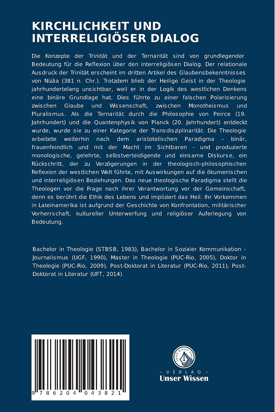 KIRCHLICHKEIT UND INTERRELIGIÖSER DIALOG: neue theologische Paradigmen
