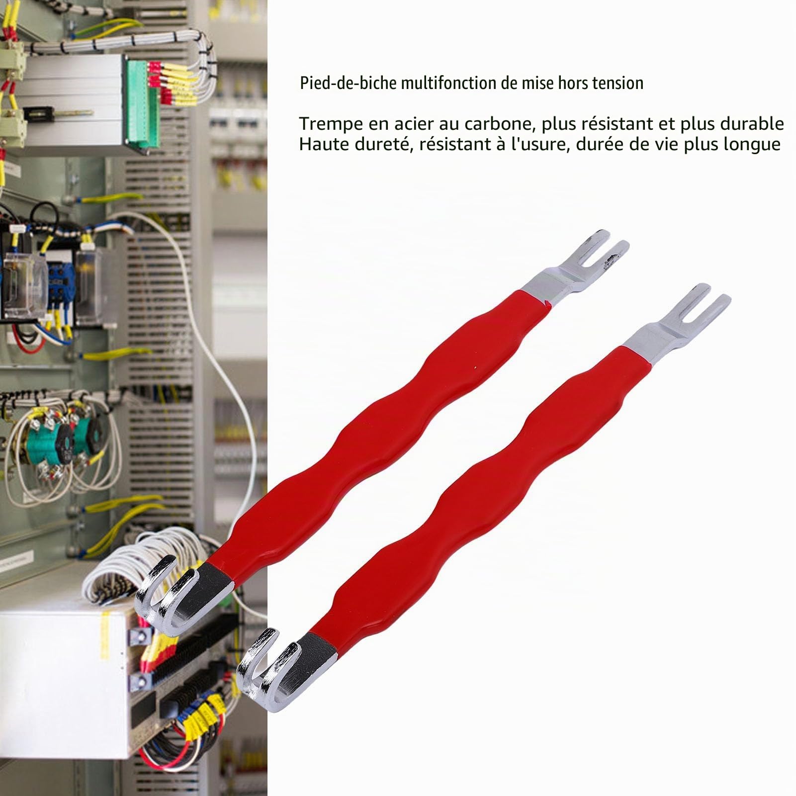 Eujgoov 2 Pièces Connecteur de Bornes Électriques Universel Outil de Débranchement pour Voitures Camions et la Plupart des Véhicules Automobiles