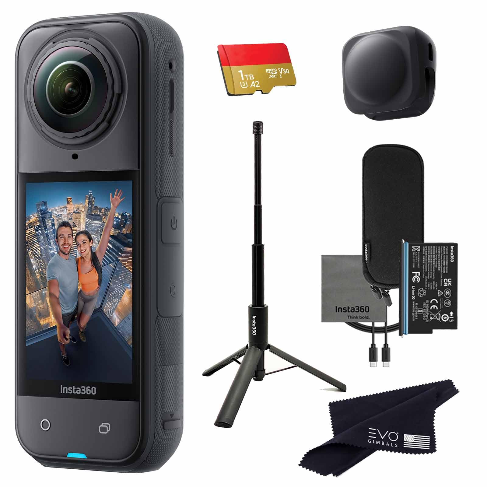 Insta360 X5 8K エッシェンシャルバンドル おまけ三脚つき Amazon.com : Insta360 X5 Tripod Selfie Stick Bundle -8K Waterproof