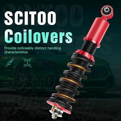 Miniatura 2 de Juego completo de amortiguadores de suspensión helicoidal SCITOO para 1991-1996 para Dodge Stealth 1991-1999 para Mitsubishi 3000GT