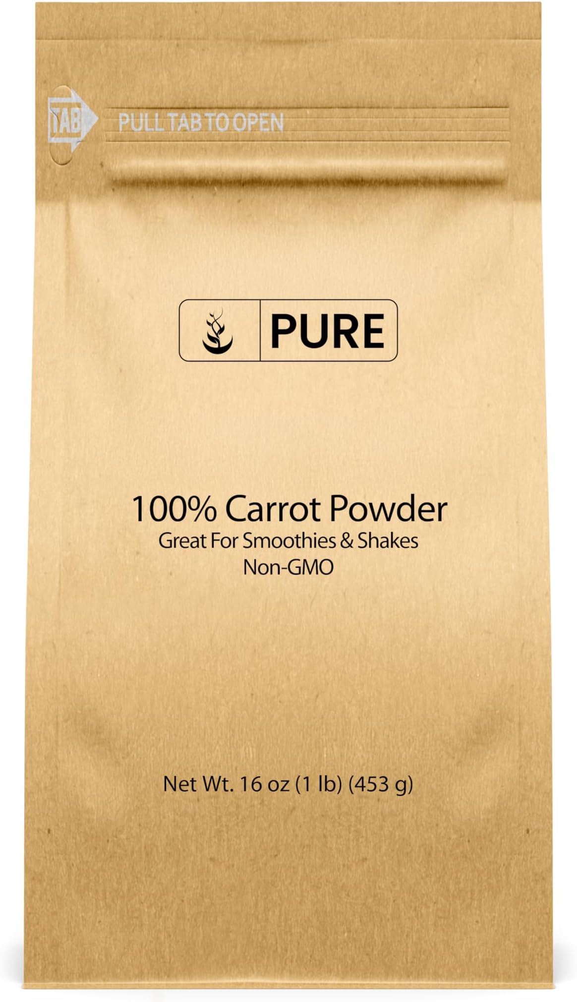 Pure Original Ingredients Carrot Powder (1 lb) Smoothies & Shakes, Sauces, No Fillers Or Additives