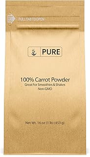 Pure Original Ingredients Carrot Powder (1 lb) Smoothies & Shakes, Sauces, No Fillers Or Additives