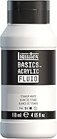 Vista 20 de Liquitex BASICS Pintura Acrílica Fluida, Botella de 118ml (4 oz), Tono Verde Hookers Permanente