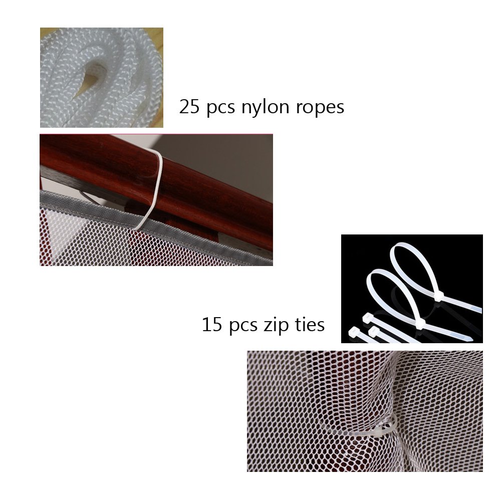 Hangnuo 3 Meters Baby Stair Railing Safety Net Indoor Outdoor Balcony