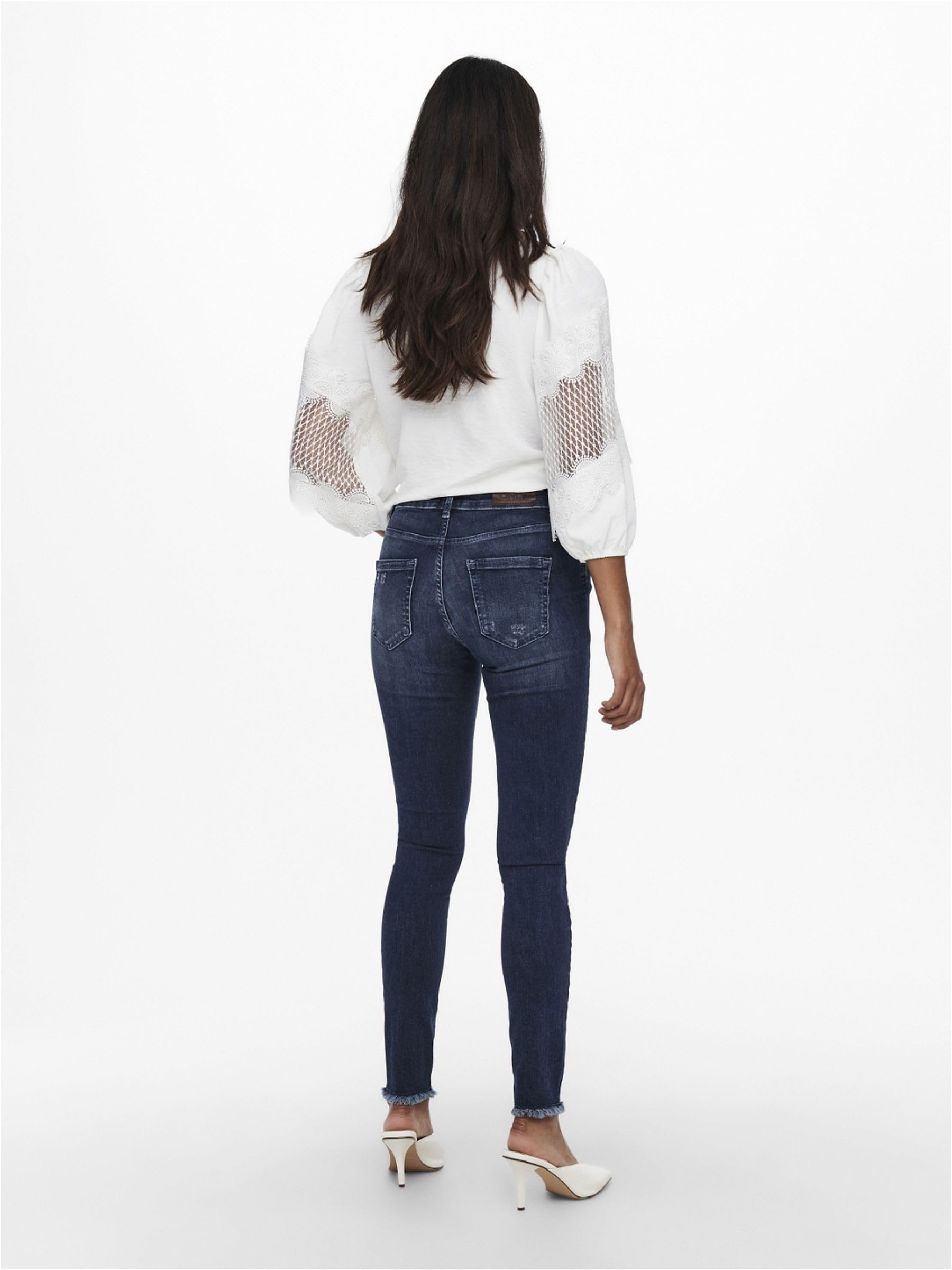 ONLY Jean Skinny ONLBLUSH Taille Moyenne Skinny Fit Jeans