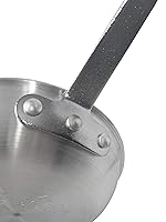 Vista 4 de 8 Inch Natural Finish Aluminum Frying Pan, Fry Pan, Commercial Grade - NSF Certified