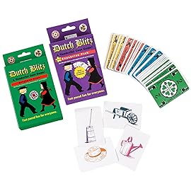 Dutch Blitz: Original and Purple Expansion Combo, Fast Paced Card Game, Fun for Everyone, Great Family Game, Combine Packs to Play with up to 8 Players, for Ages 8 and Up