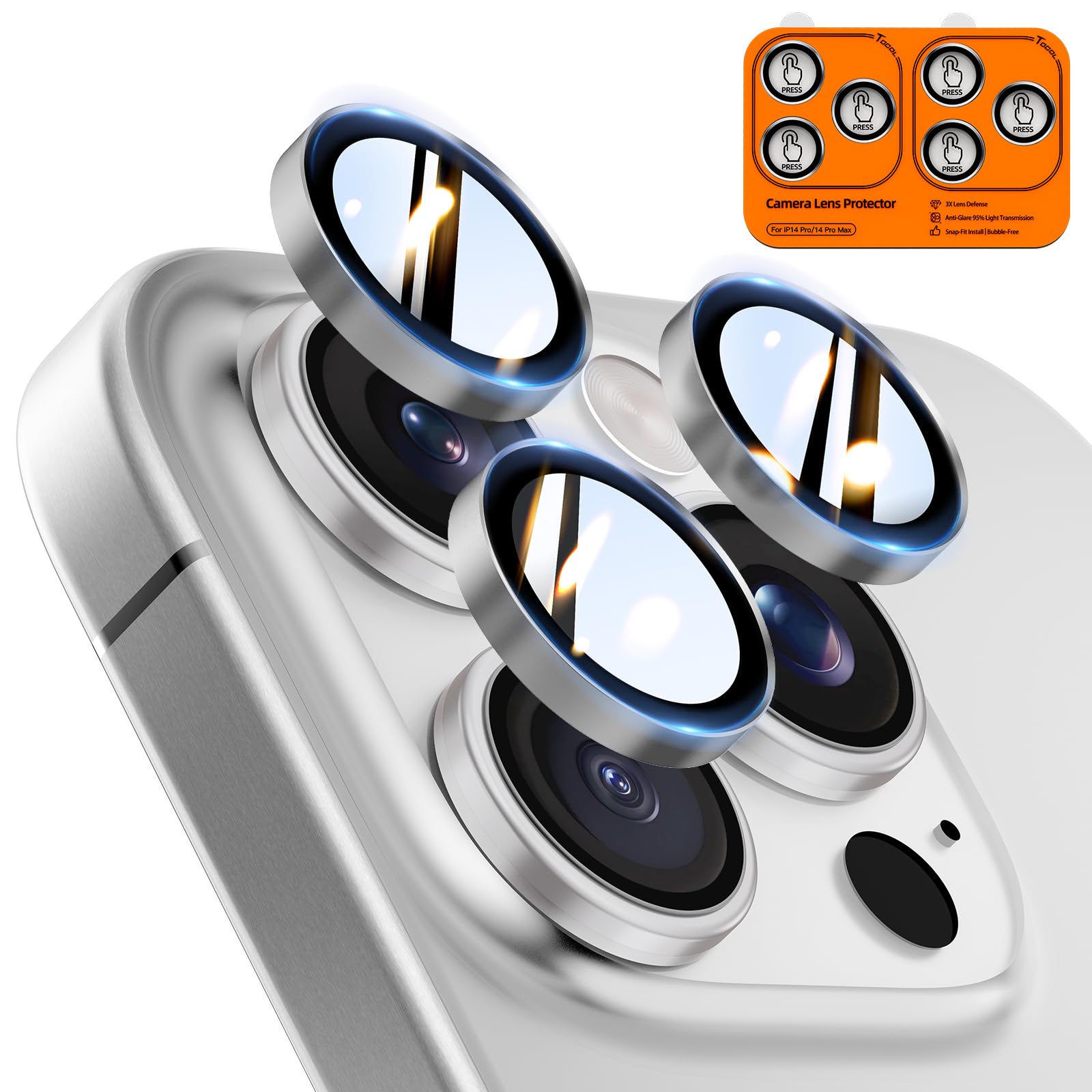 TOCOL Kameraschutz für iPhone Serie