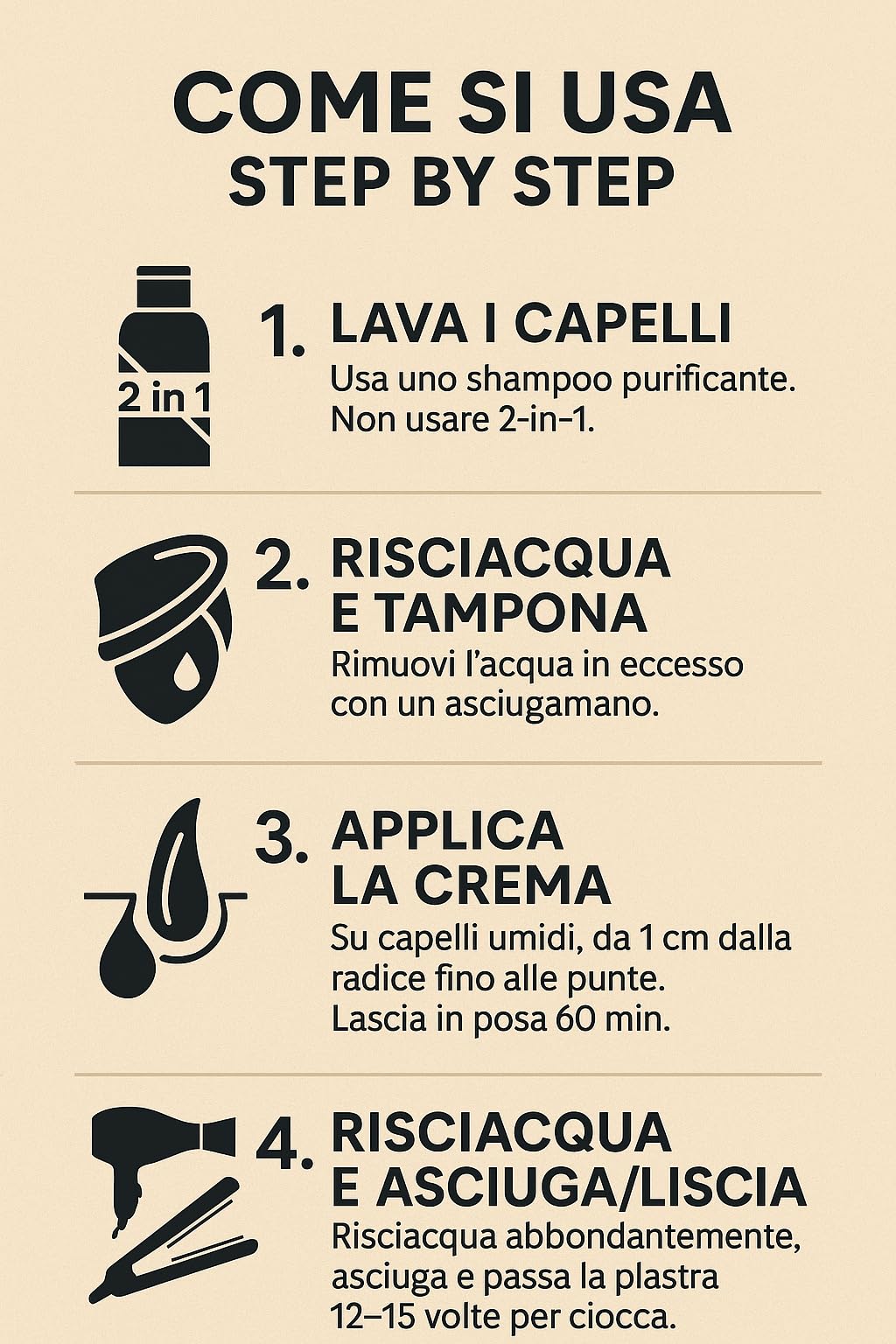 LZ Laminado Crema Lisciatura Senza Formaldeide – Trattamento alla Keratina Professionale con Oli Naturali (Argan, Babassu, Murumuru) – Anticrespo, Protezione Termica & Anti-inquinamento, 120 ml