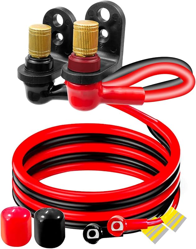 Kit de postes remotos para partida e carregamento da bateria GMURA para Can-Am X3 e Polaris RZR – Kit