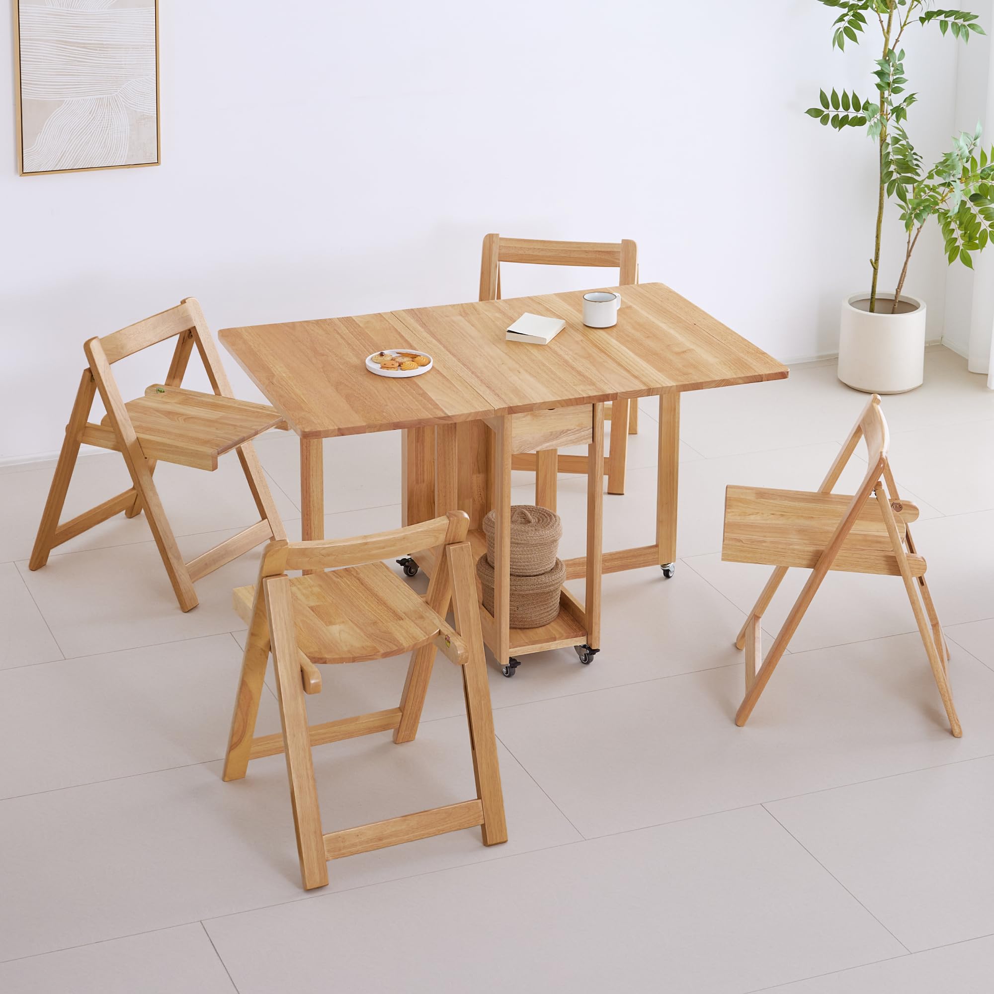 Amazon.co.jp: Ventota Dining Set, 5-Piece Set, Dining Table
