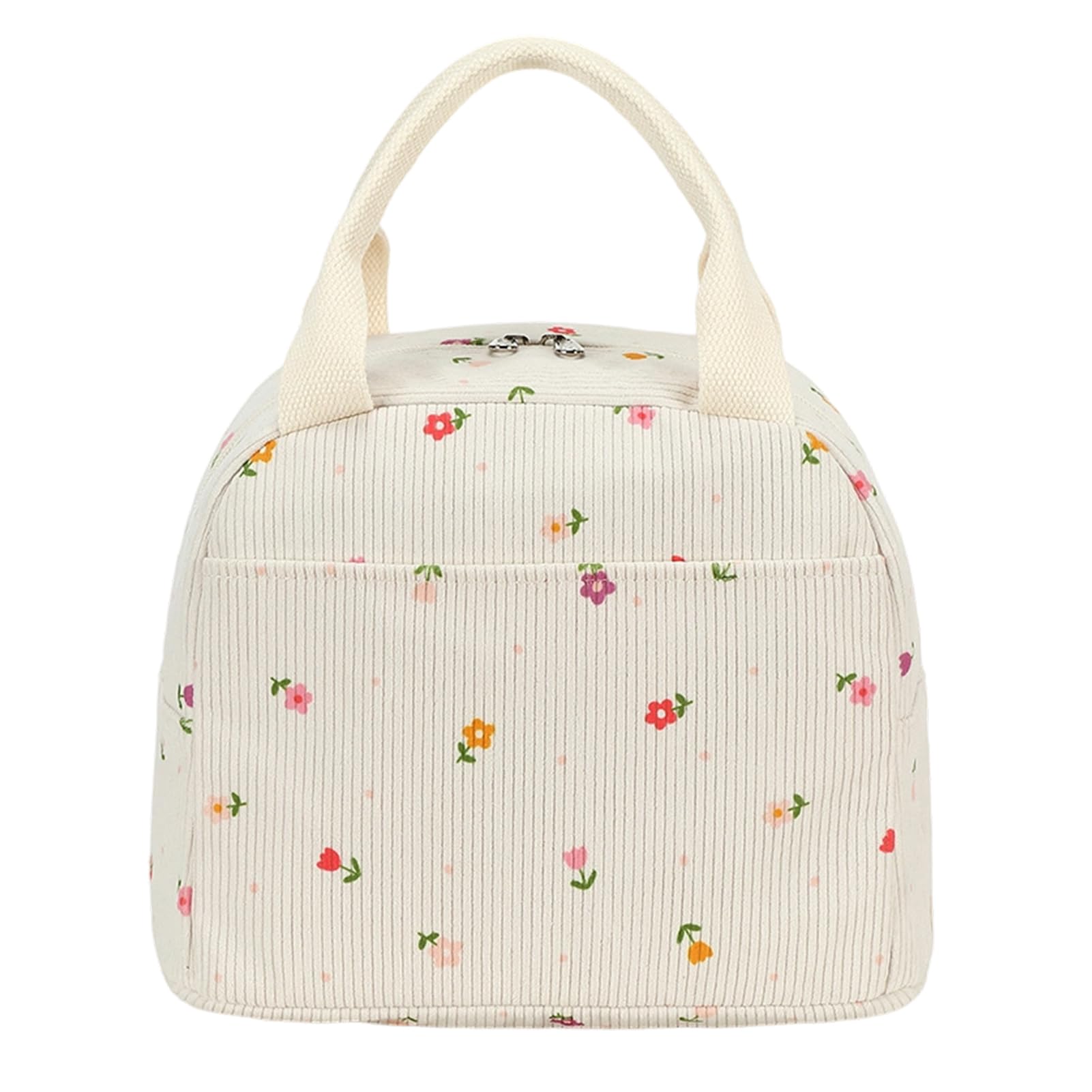 Joyesplay Insulated Lunch Box Bags for Women Kids,Strawberry Lunch Bag Girls, Insulated Leakproof Lunch Box for Work School (White02)