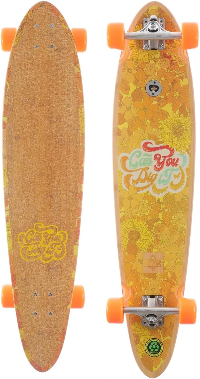 Dig It Complete Longboard Bamboo 40 Orange