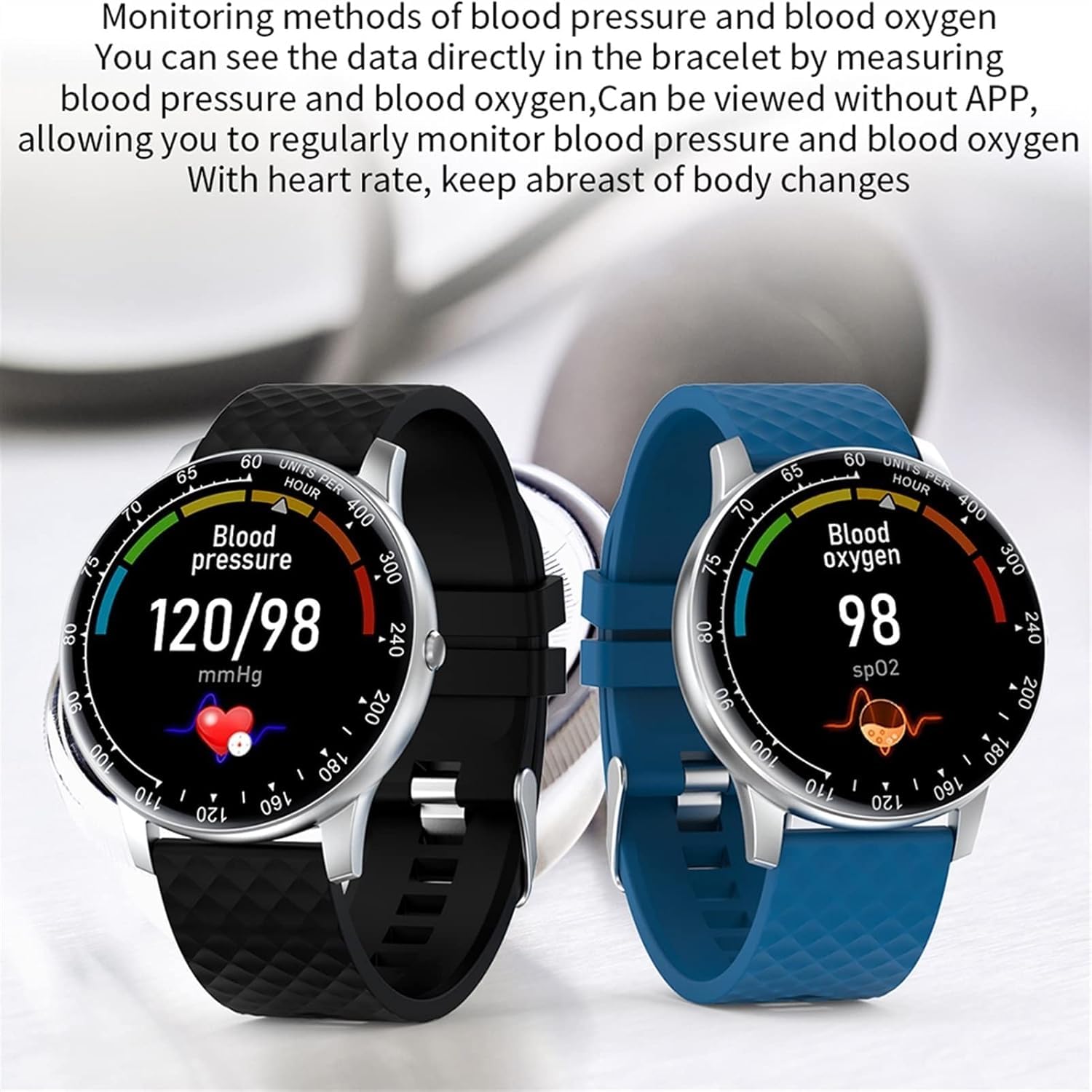 Inteligentny zegarek mężczyźni DIY Watchface w pełni dotykowy opaska monitorująca aktywność fizyczną tętno ciśnienie krwi kobiety Smartwatch licznik kalorii krokomierz, C, jeden rozmiar