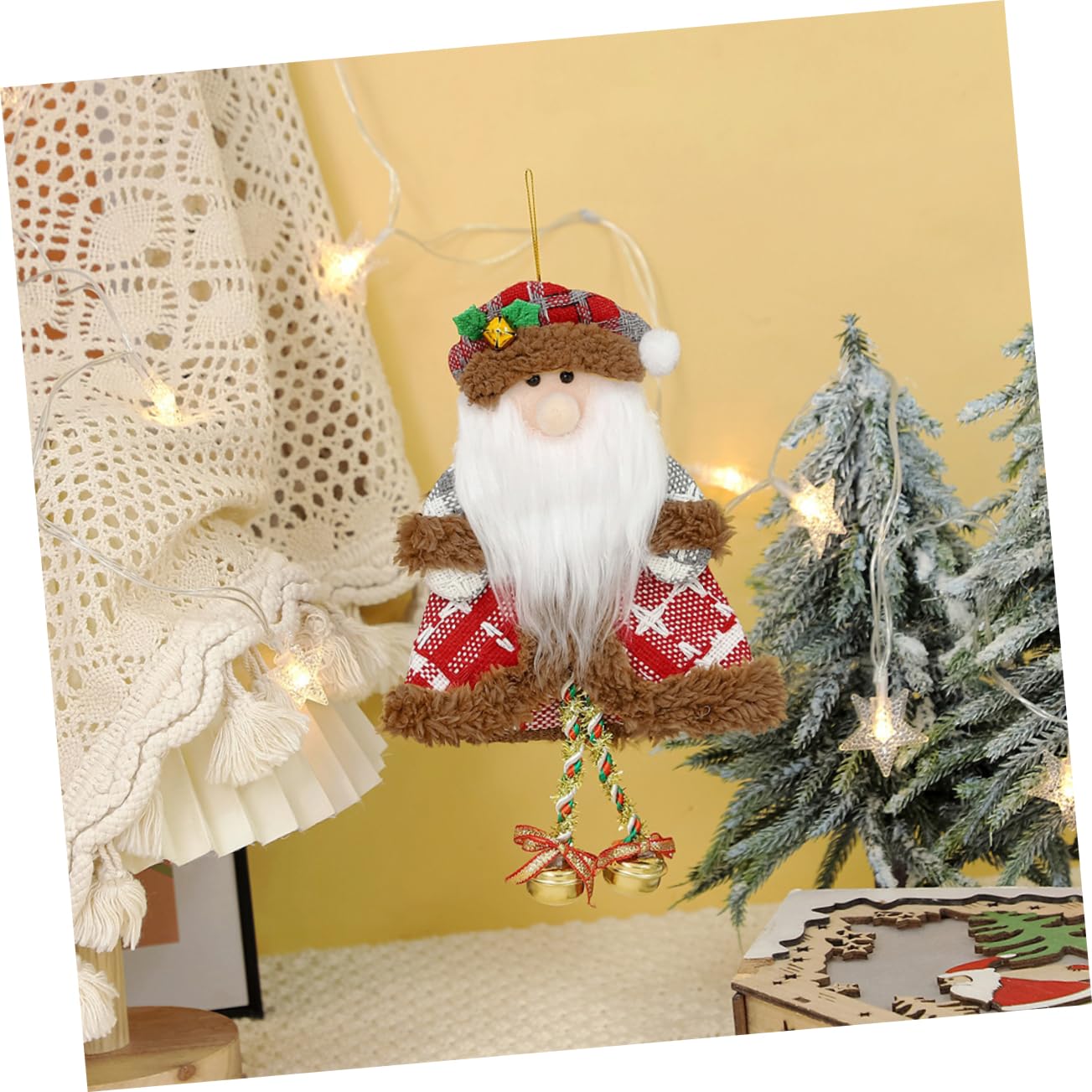 PRETYZOOM 16 STK Weihnachtsbaum-anhänger Weihnachtspuppe Herzstück Weihnachtsdekore Christbaumschmuck Weihnachtsbedarf Weihnachtsbaumschmuck Schneemann Baumschmuck Stoff