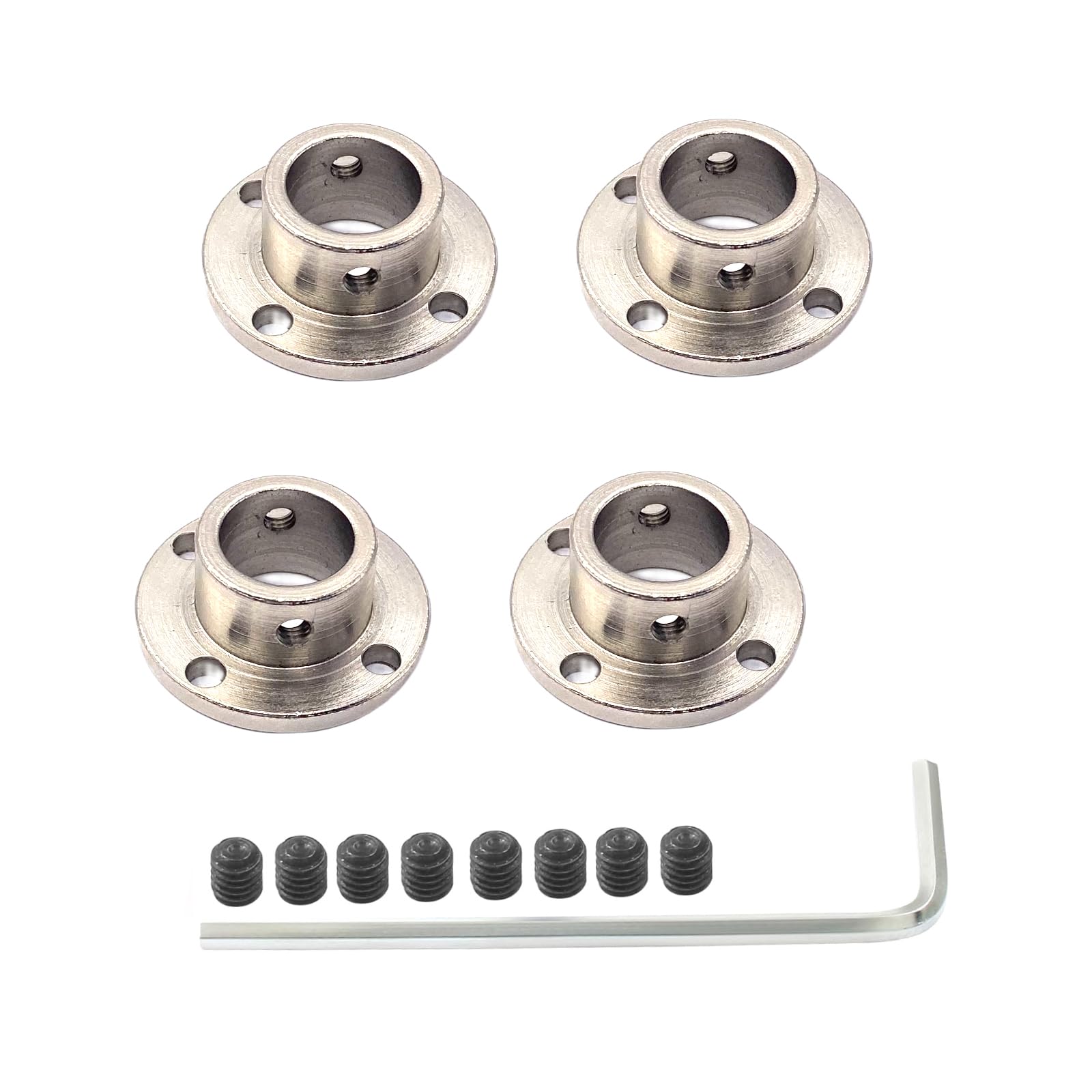 Rigid Flange Couplings - 6 Pcs for DIY Motors -25 Rigid Flange Couplings - 6 Pcs for DIY Motors -25