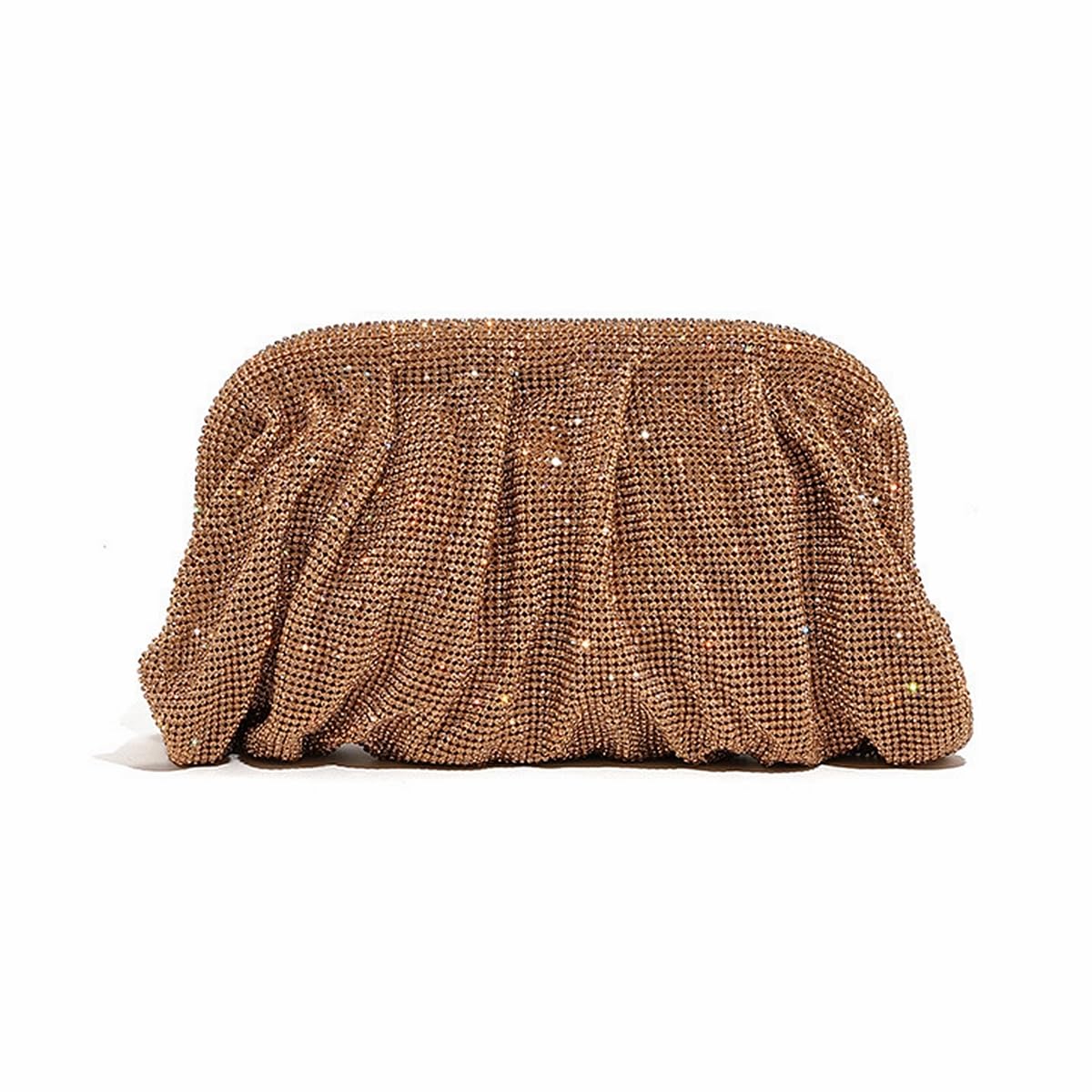 Women Rhinestone Clutch Purse Diamond Evening Bag Chain Handbag Ladies Dumpling Bag Wedding Party Purse