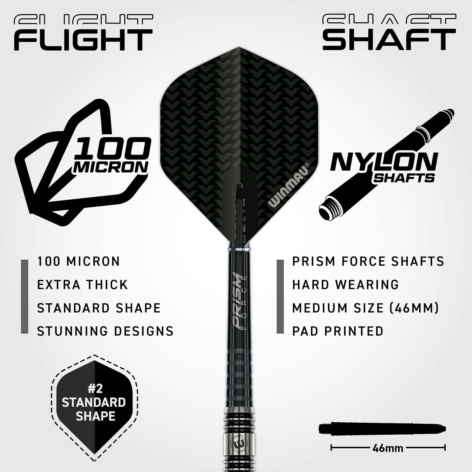 Amazon.com : Winmau Blackout Series- 21g Steel Tip Darts- 90