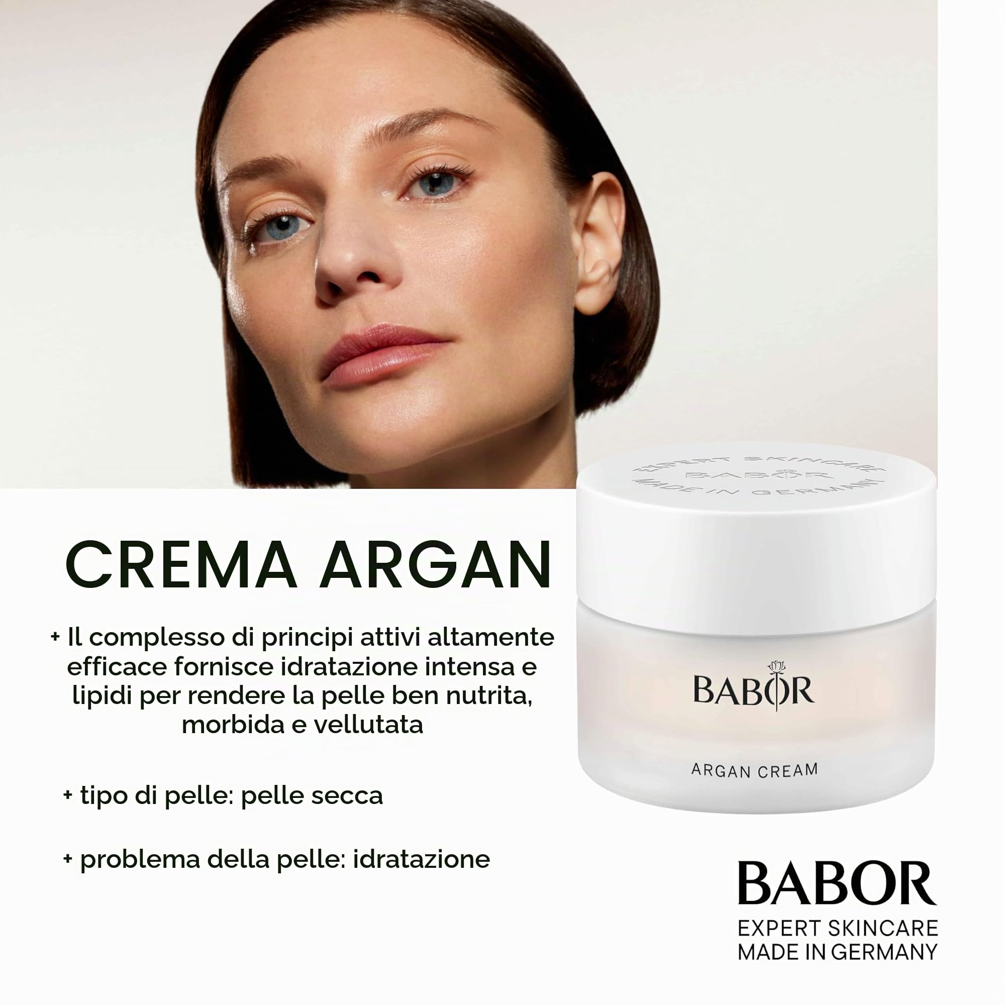 BABOR CLASSICS Argan Cream Crema viso ricca, 50 ml