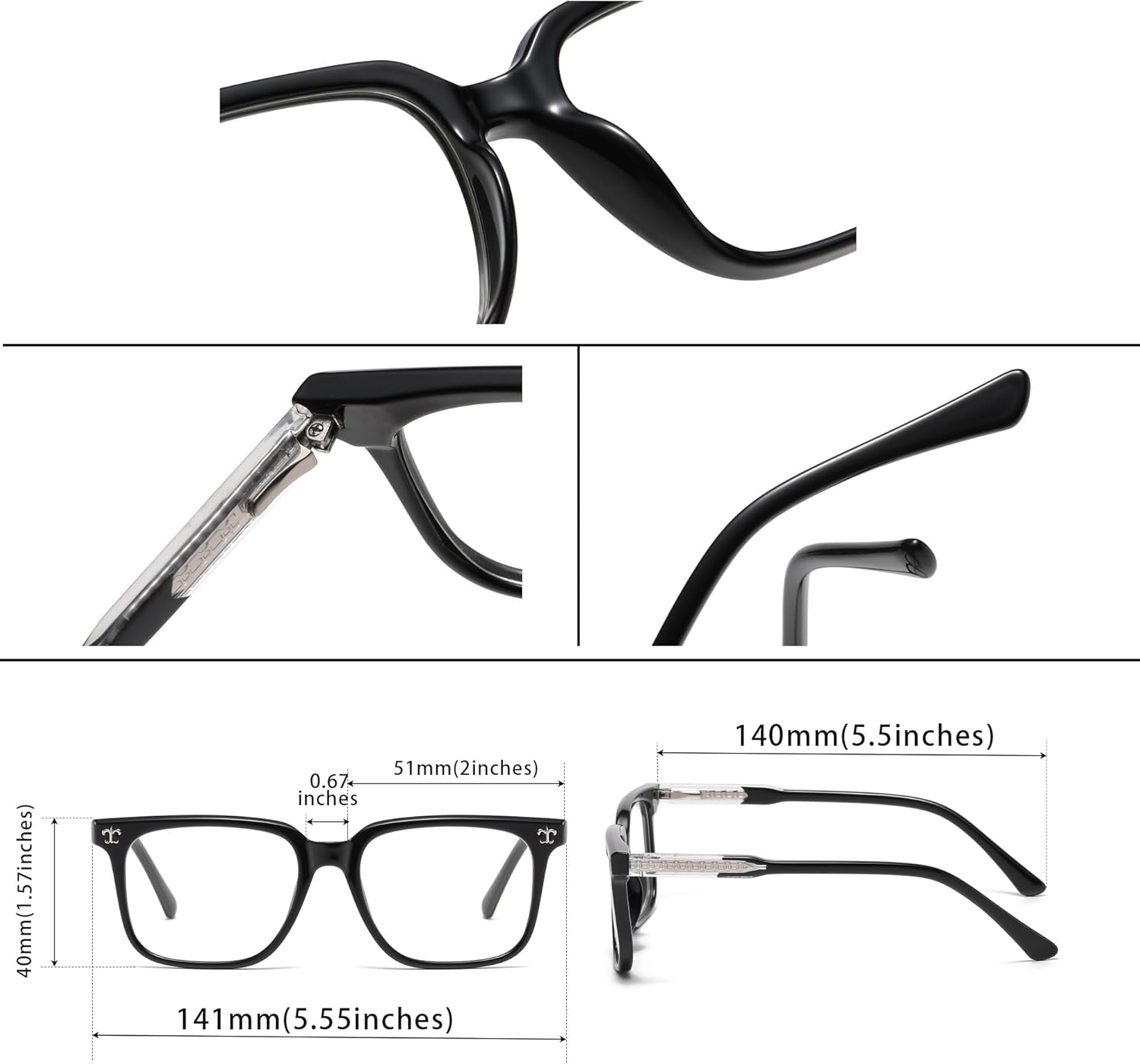 Photochromic Progressive Multifocus Reading Glasses Men Women,Metal Spring Hinges Anti Glare UV400 Protection Cheaters Reader - Image 6
