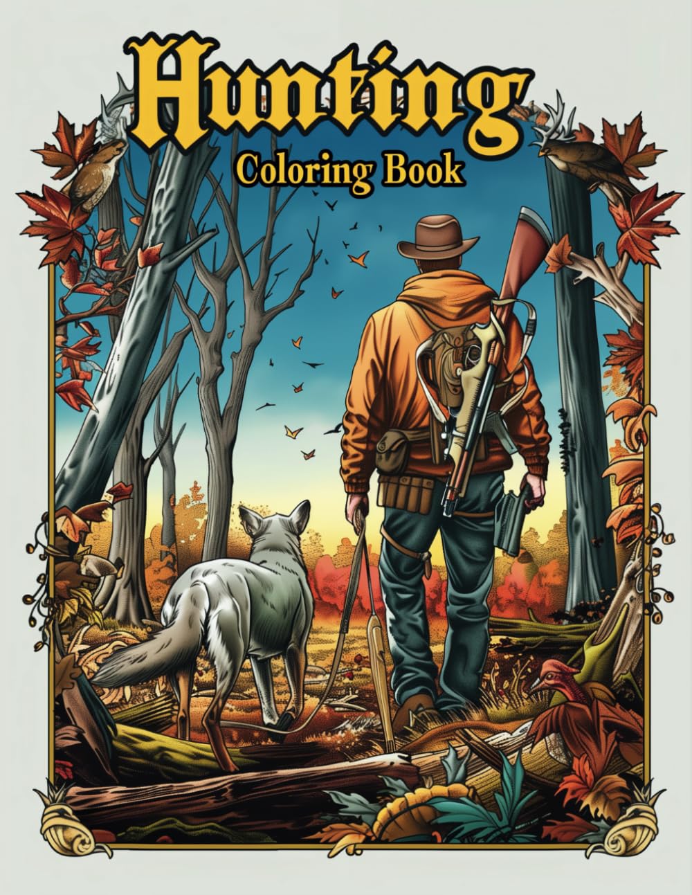 Amazon.com: Hunting Coloring Book: 50 Wildlife Scenes for Adults ...