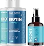 Hair Thickening Products for Women and Men - Sulfate Free Hair Thickening Shampoo and Biotin Hair Growth Conditioner plus Hair Oil for Dry Damaged Hair and Growth with Rosemary Oil for Hair Growth