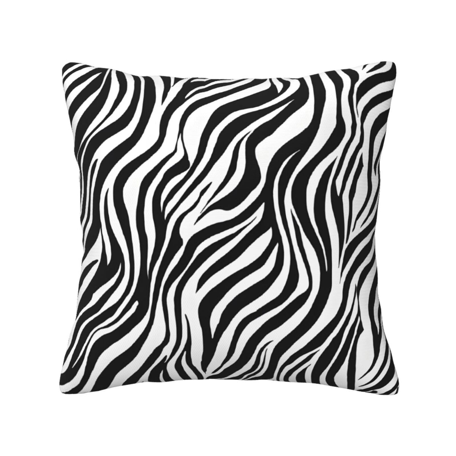 LHFIOHIRG (Zebra Print) Decorative Throw Pillow Covers Double-Sided Printed Cushion Covers for Sofa, Couch, Bed, and Home Decor 30 x 30cm