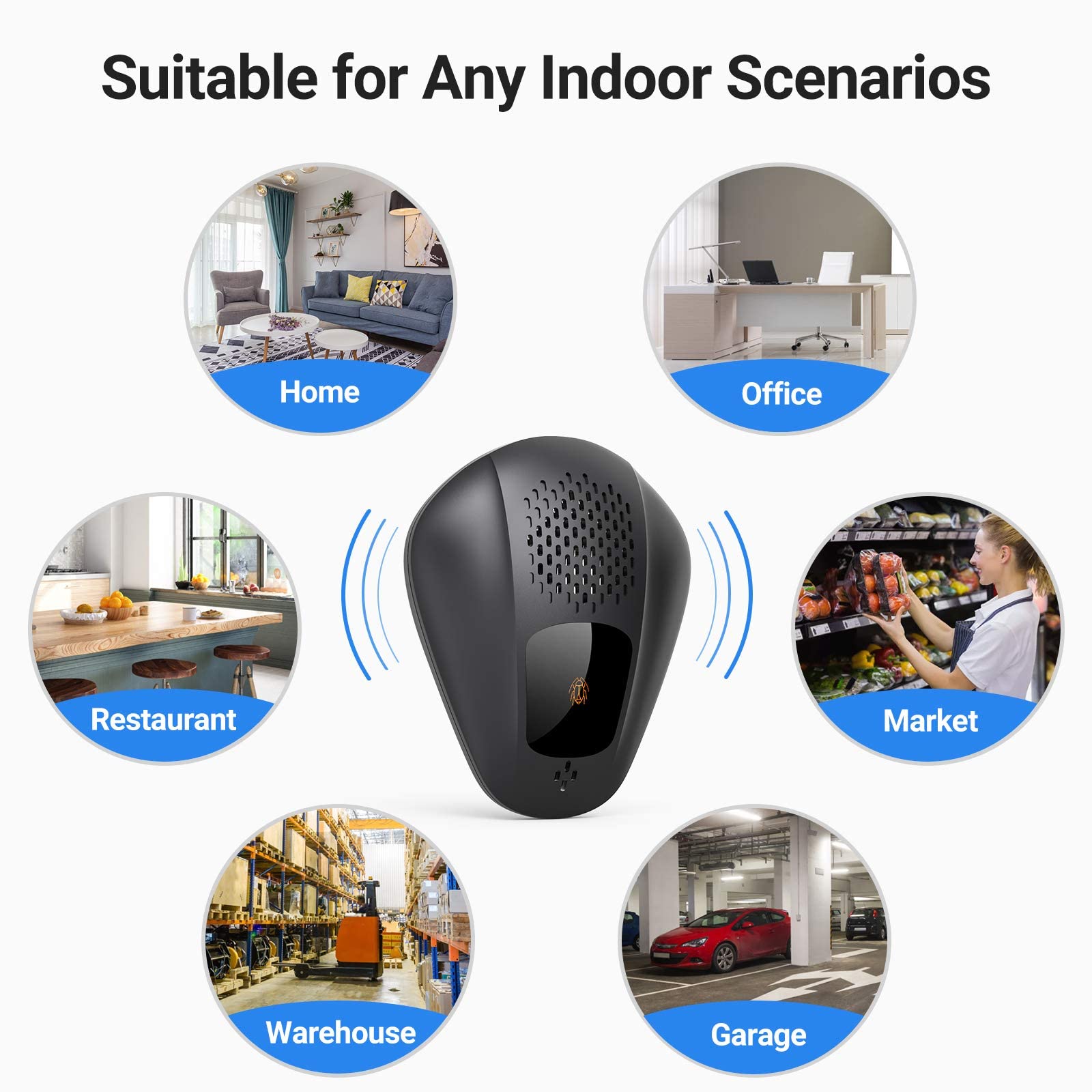 Buy Ultrasonic Pest Repeller, 2022 Upgraded Indoor Plug in Insect