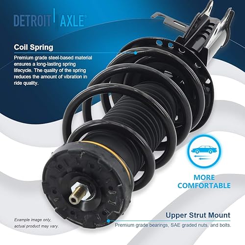 Miniatura 274 de Detroit Axle - Puntal delantero para Hyundai Sonata 2012-2014 2012-2015 Kia Optima, puntal lateral izquierdo con montaje de resorte helicoidal 2013