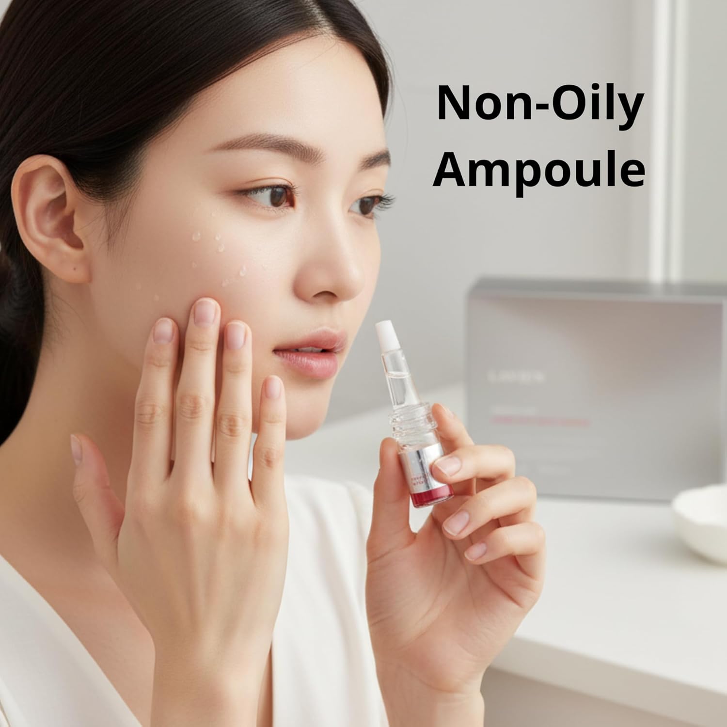 Lavien Medinic Line Amino Silk Skin Ampoule - Concentrated Serum, Hydrolyzed Collagen - Fine Lines, Wrinkle Improvement, All Skin Types - 2 ml-5 Bottle