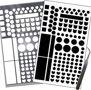 Light Blocking Stickers, LED Light Dimming Stickers for White Routers and Other Electronic Appliances (White and Black Out)