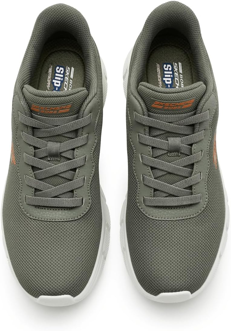 Skechers Bobs Men's B Flex - Glacial Edge Slip-ins, OLV, 13 Olive image 2