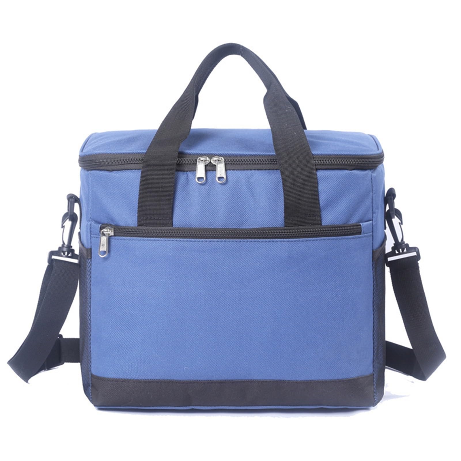 Bolsa De Almuerzo Bolsas enfriadoras de almuerzo a prueba de fugas de gran capacidad for mujeres y hombres, bolsa de aislamiento térmico for viajes al aire libre, Picnic Para Oficina，Picnic(Blue,33*21