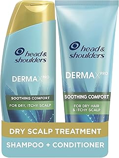 Head & Shoulders Anti-Dandruff Shampoo & Conditioner Set, DERMAXPRO, Soothing & Moisturising Scalp Treatment for Dry & Itchy Scalp, for Women & Men, Clinically Proven