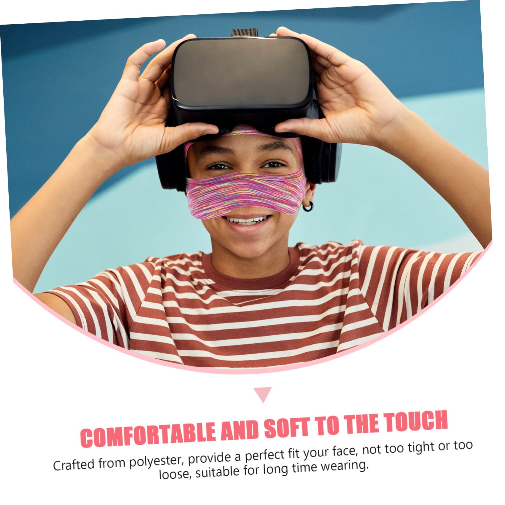 OSALADI 3pezzi Maschera Vr Traspirante Per Headset Copertura Assorbentper Sudore Accessorio Pratico Per Giocare Comodità e Pulizia