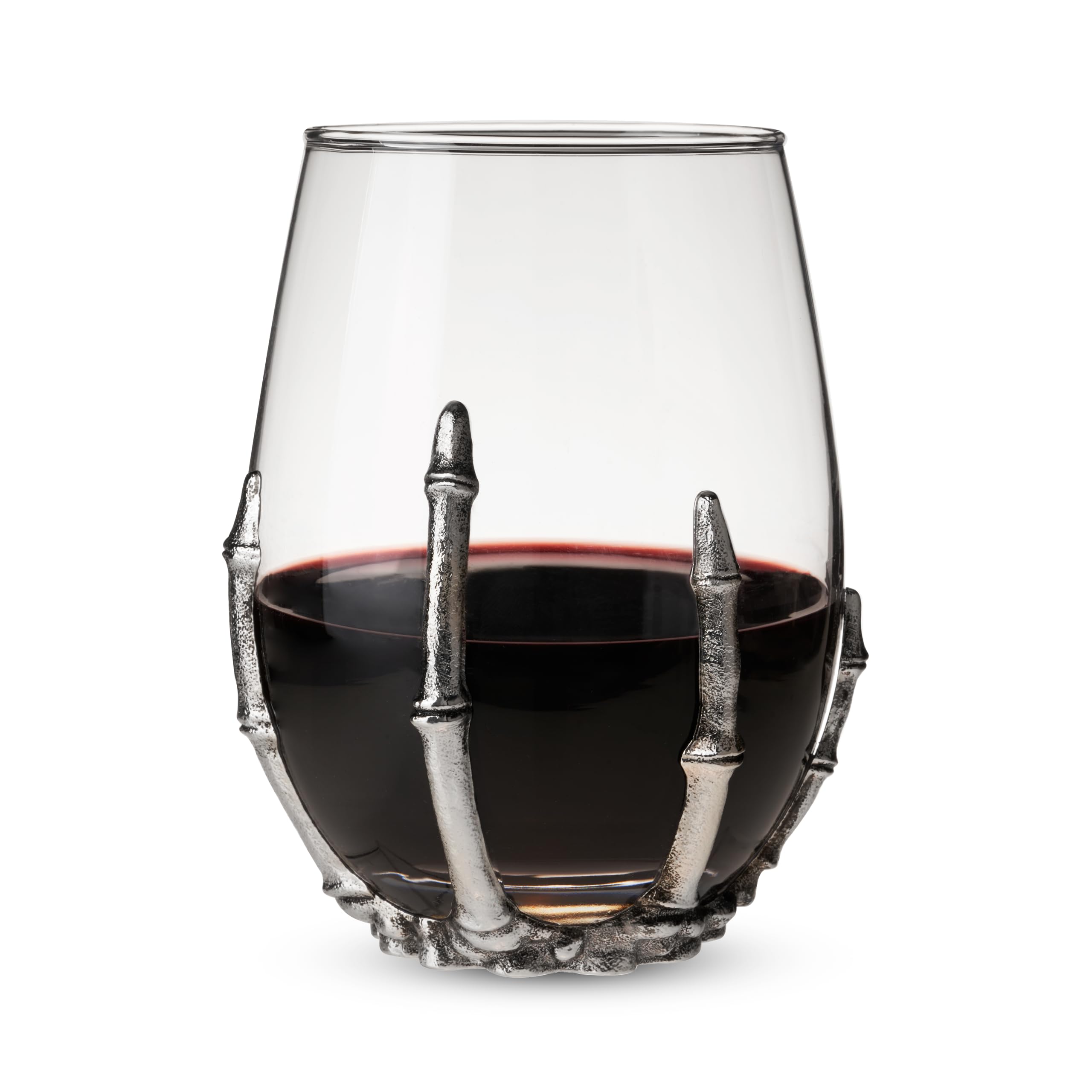 Amazon.com | Twine Wine Glass with Metal Skeleton Hand, Durable