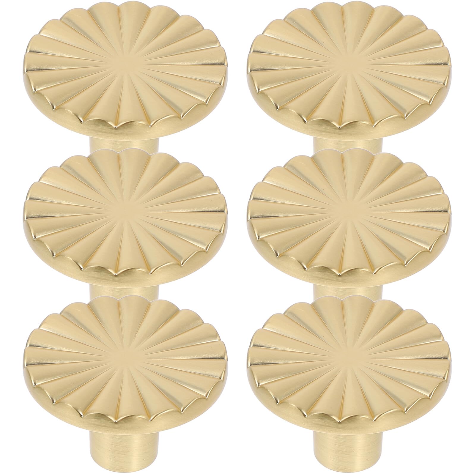 Boutons de meuble dorés sophistiqués en alliage de zinc pour commode