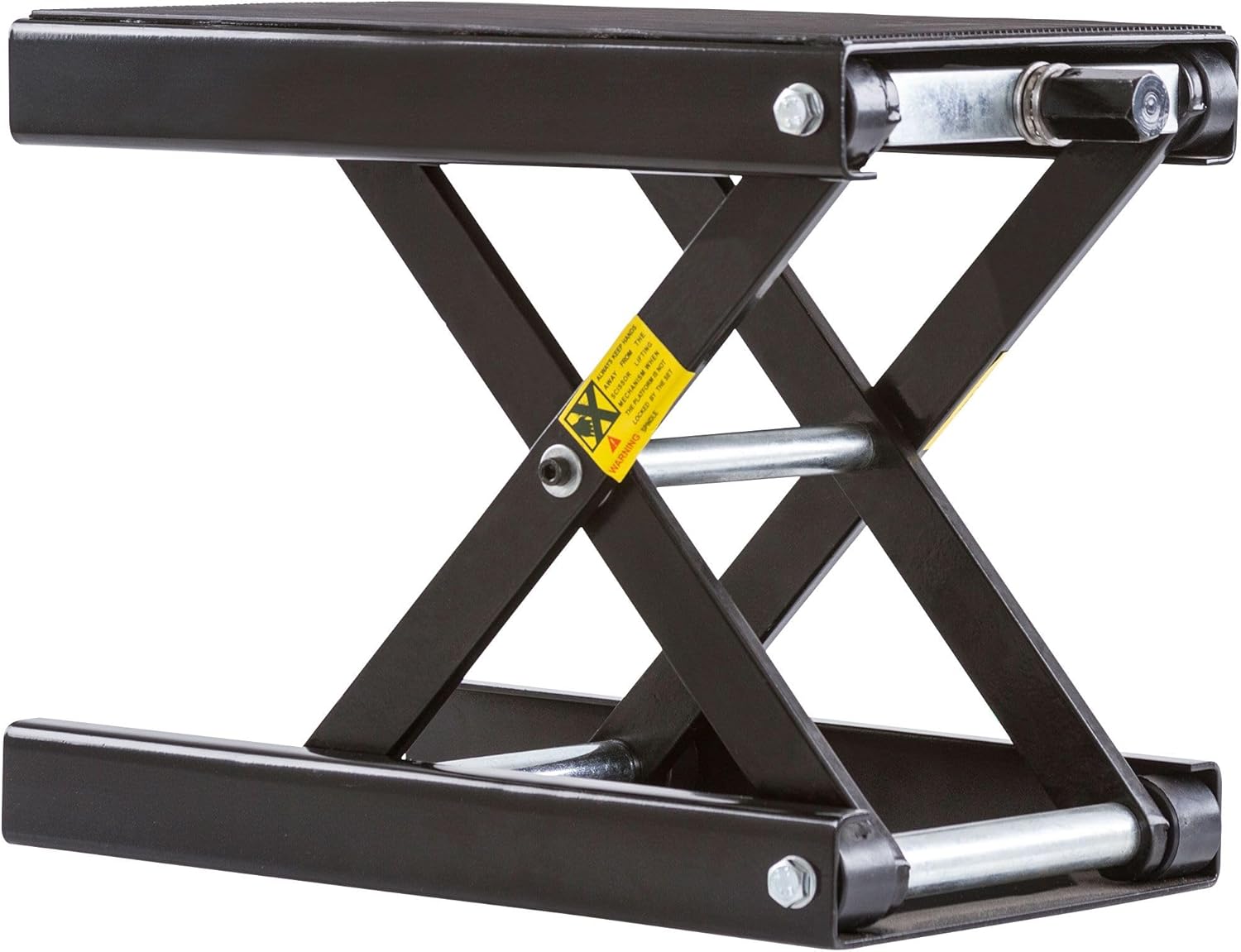 Black Widow Deluxe Motorcycle Shop Kit - 1,000 lb. Pneumatic Lift Table, Jack, Tire Bead Breaker, Wheel Balancer, Tie-Down Straps - Home or Garage